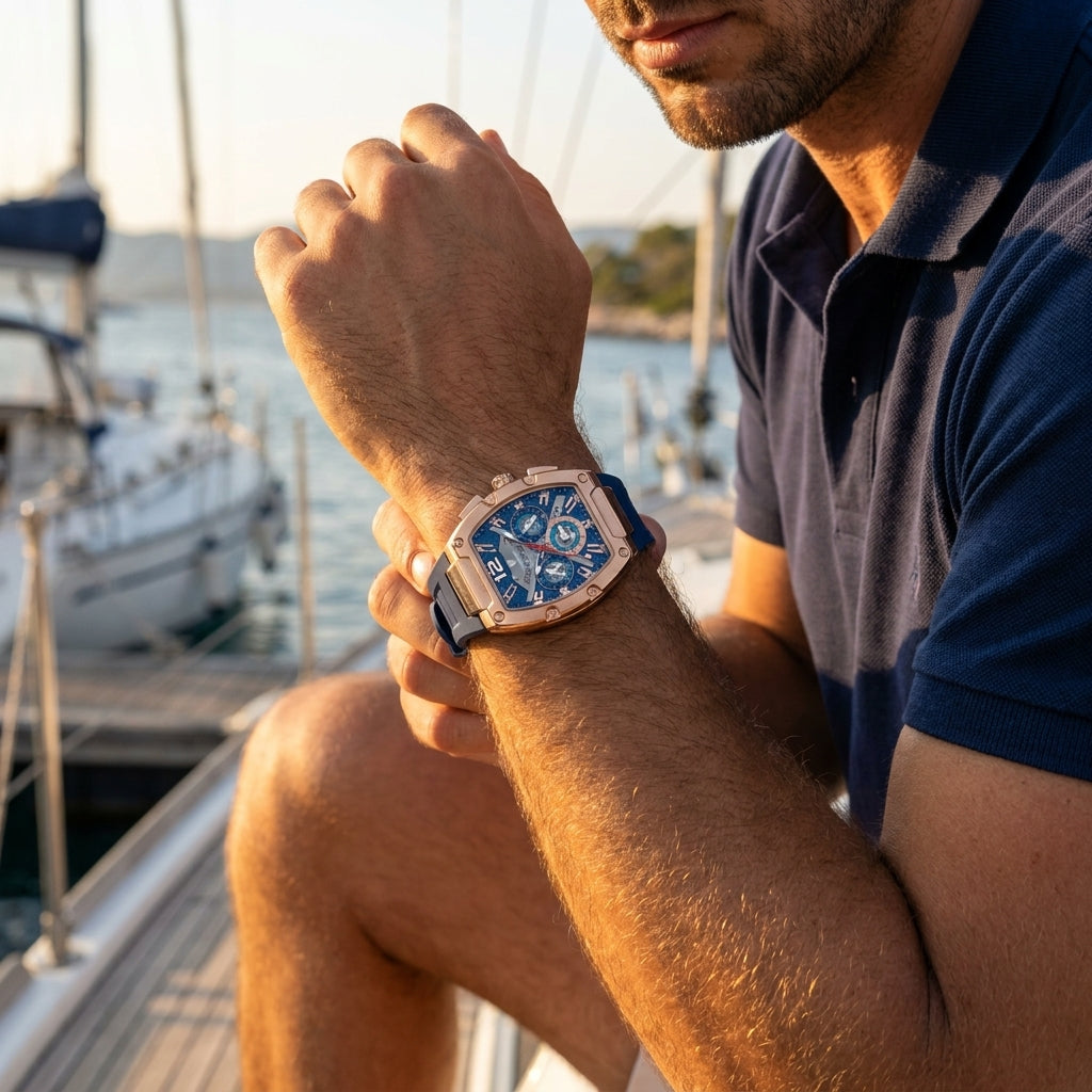 POEDAGAR 9051 SPORT BLUE & GOLD