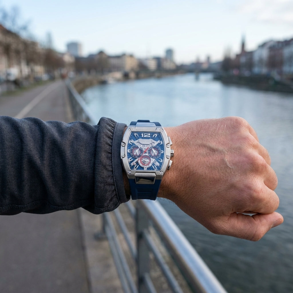 POEDAGAR 9051 SPORT BLUE & SILVER