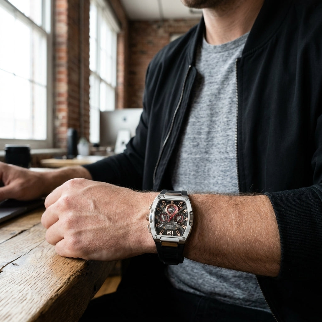 POEDAGAR 9051 SPORT BLACK & SILVER